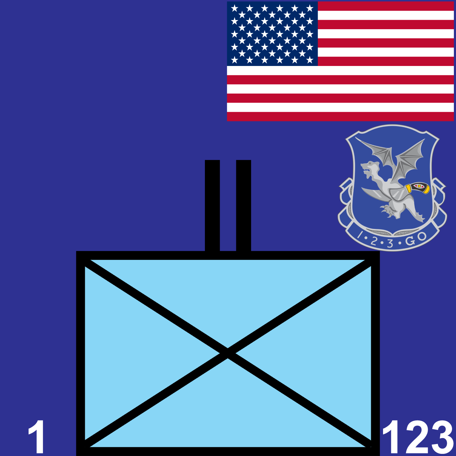 1st Battalion, 123rd Infantry Regiment icon